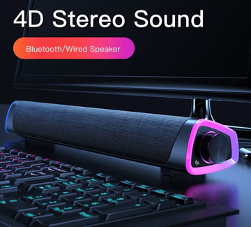 4D Computer Speaker Bar Stereo